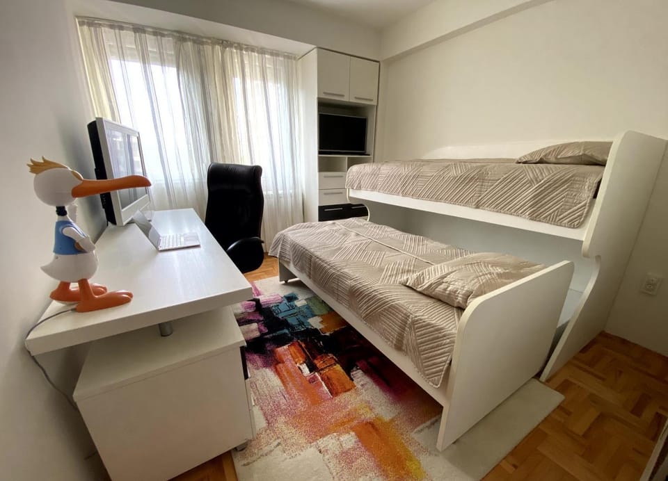 TV and multimedia, bunk bed, wardrobe