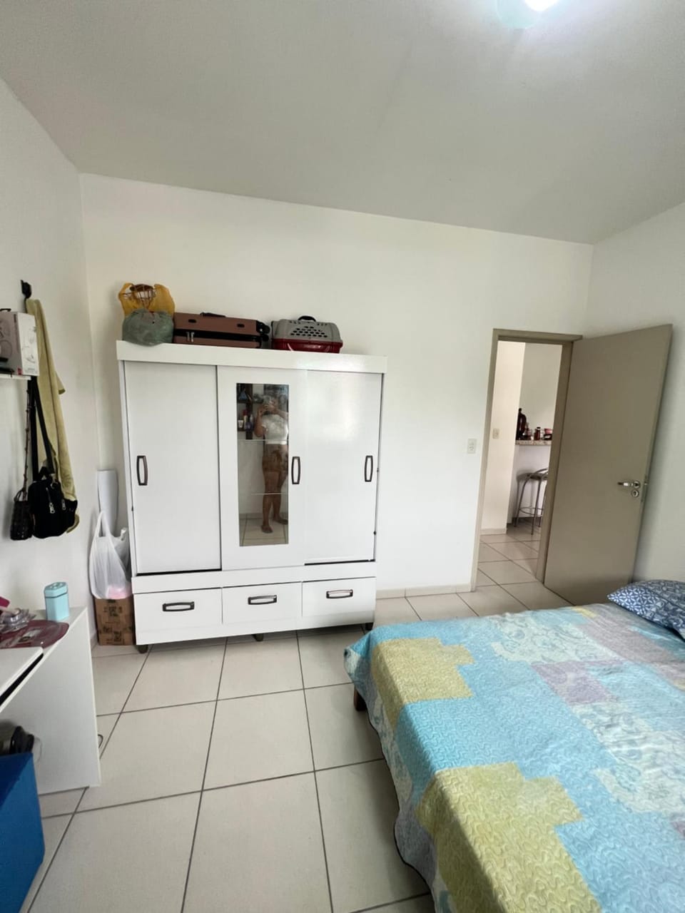 Bed, Photo of the whole room, Bedroom, wardrobe