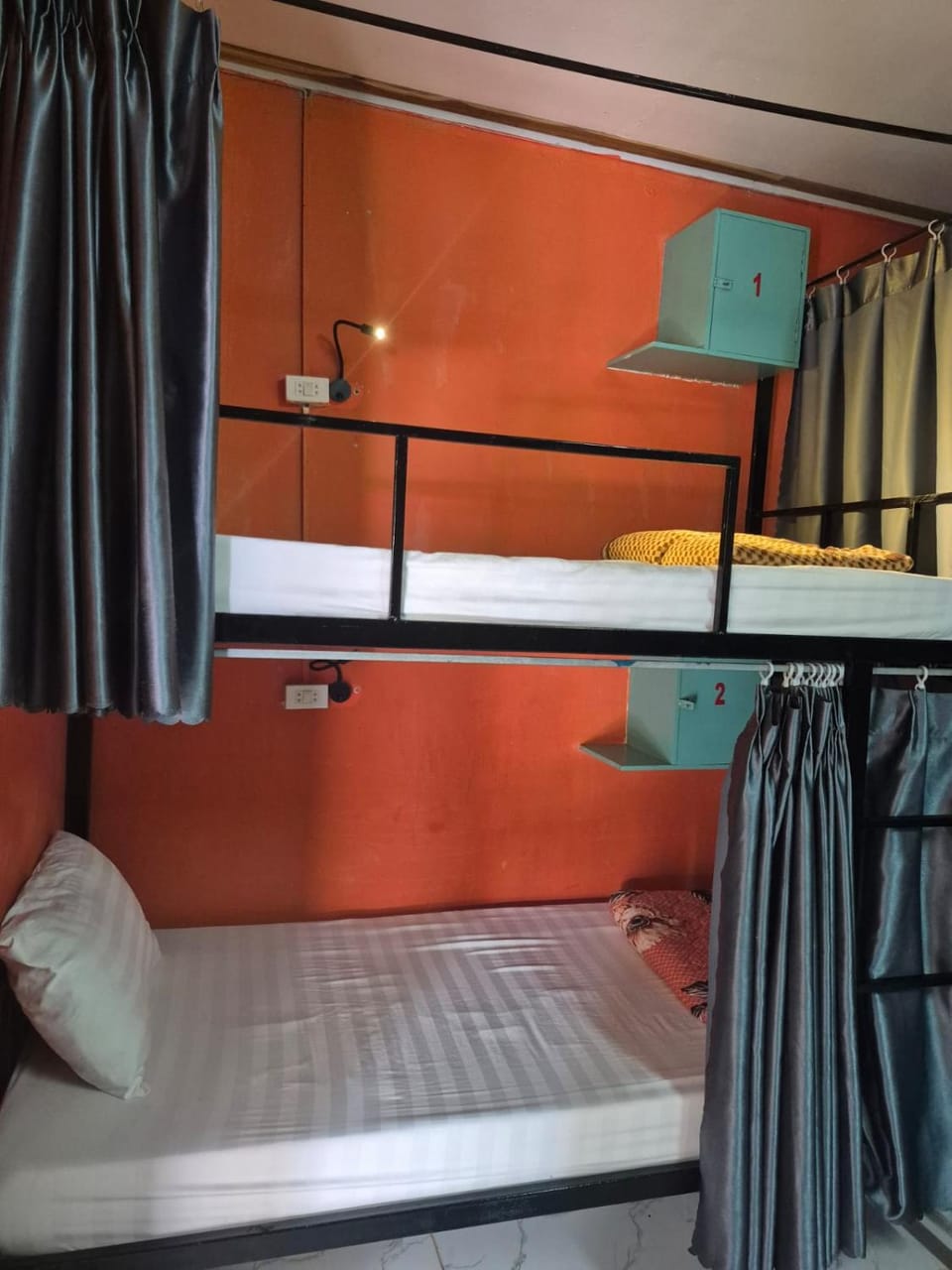 Photo of the whole room, bunk bed