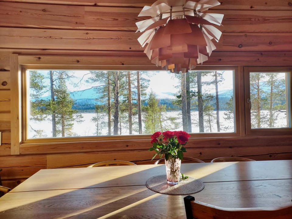 Natural landscape, Dining area, Lake view