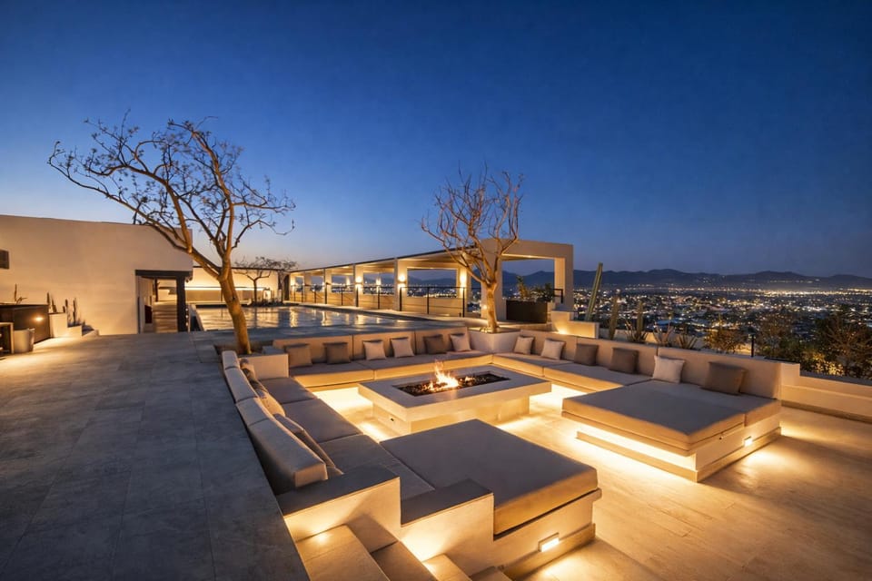 Rooftop Escape • Walk to Beach • Luxury Studio Apartment in Cabo San Lucas