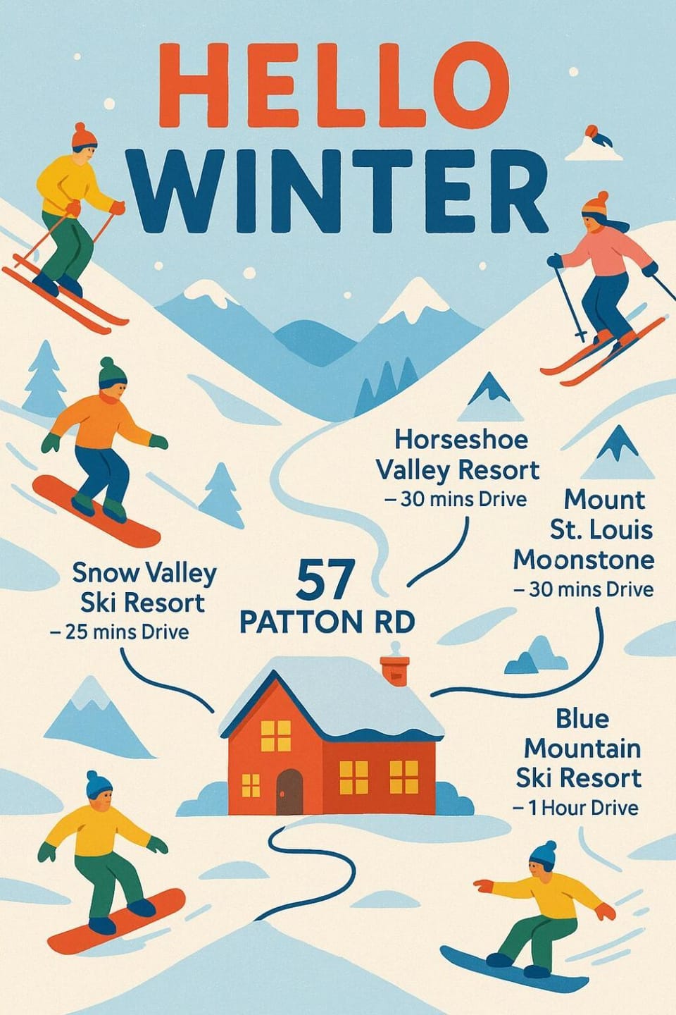 Winter Family Retreat-Snow Play & Ski Hills Nearby House in Barrie