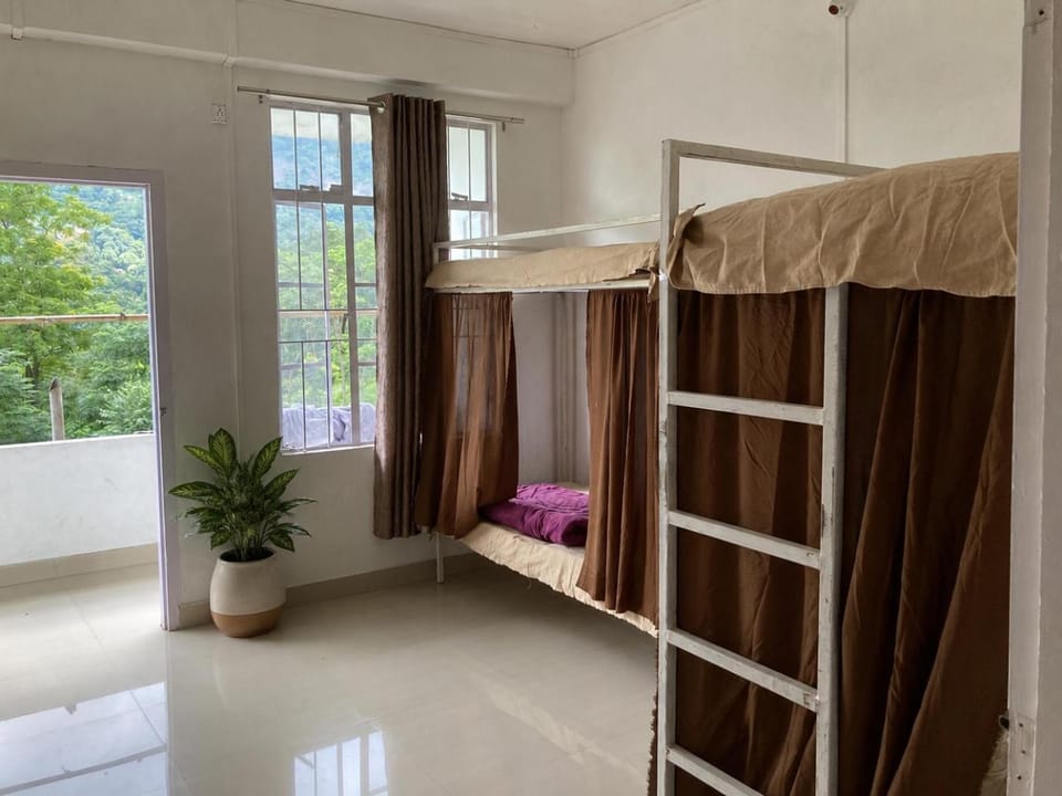 Photo of the whole room, bunk bed