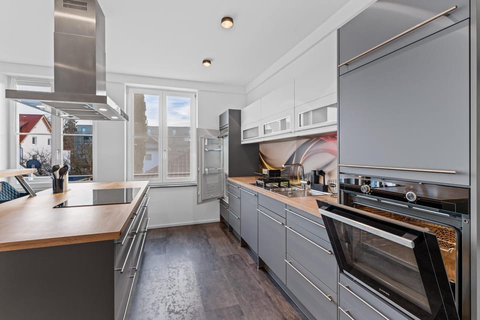 Illler Homes Memmingen Moderne Fewos für bis zu 7 Pers mit Küche & Parkplätzen, teilweise mit Terrasse Apartment in Baden-Württemberg