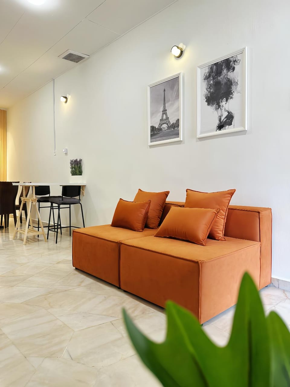 Living room, air conditioner