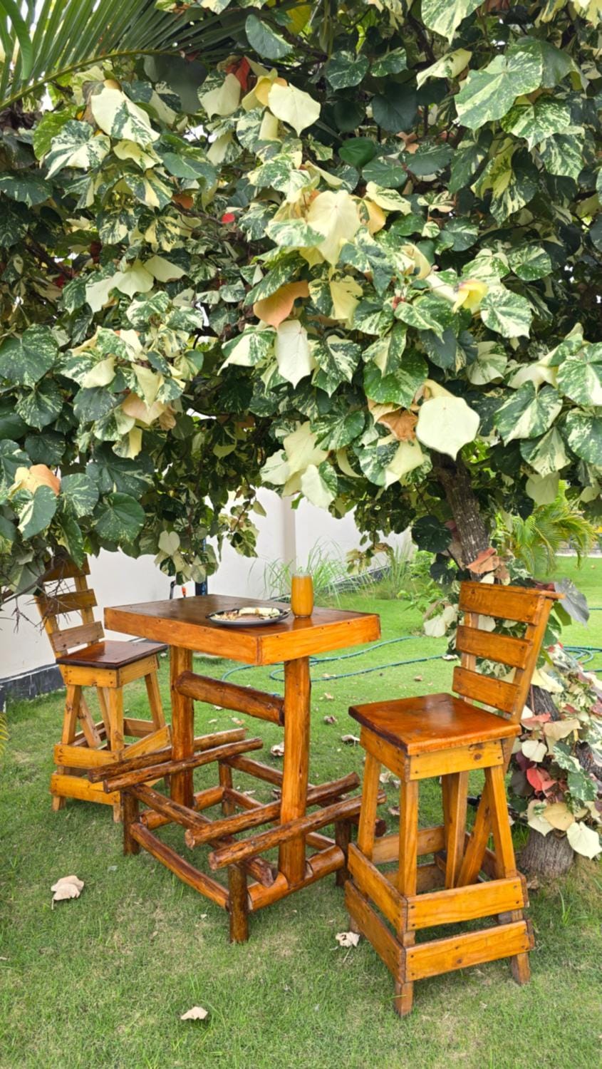 Day, Garden, Dining area, Garden view, Breakfast