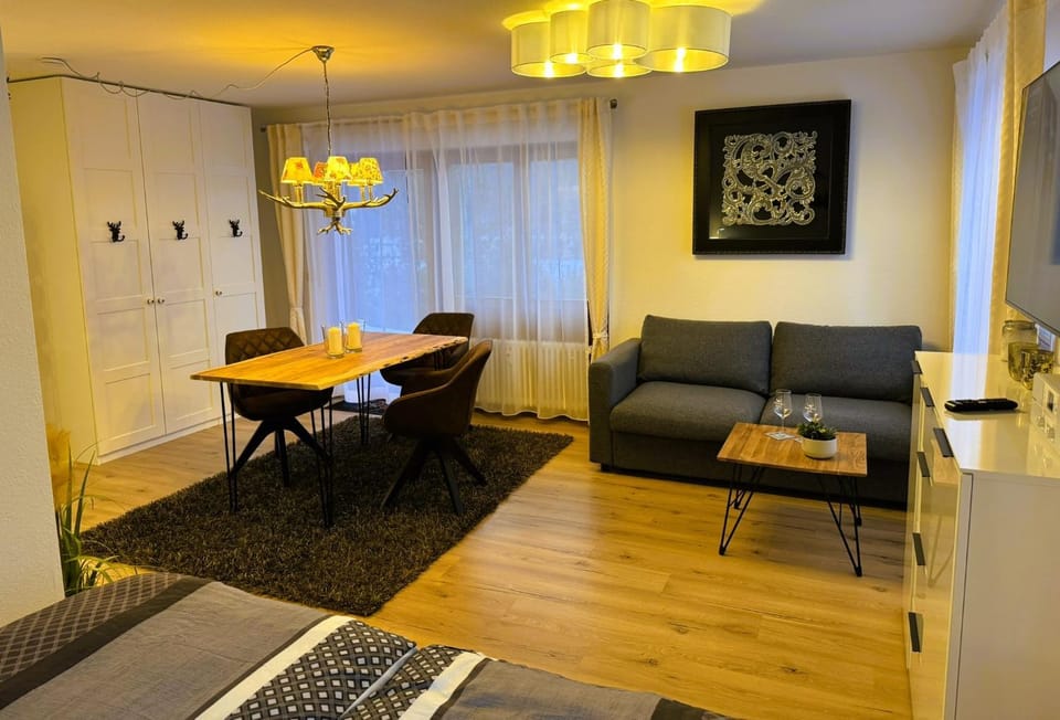 Living room, Dining area, Bedroom