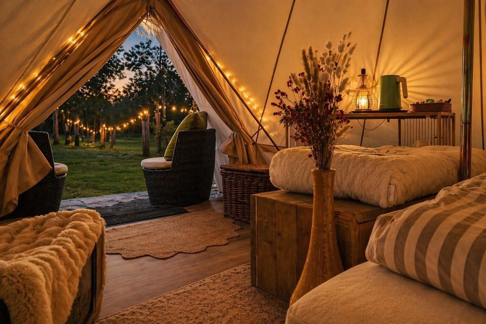 Glamping auf dem Weberhof Luxury tent in Münster