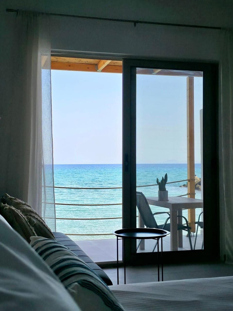 Natural landscape, View (from property/room), Balcony/Terrace, Beach, Sea view