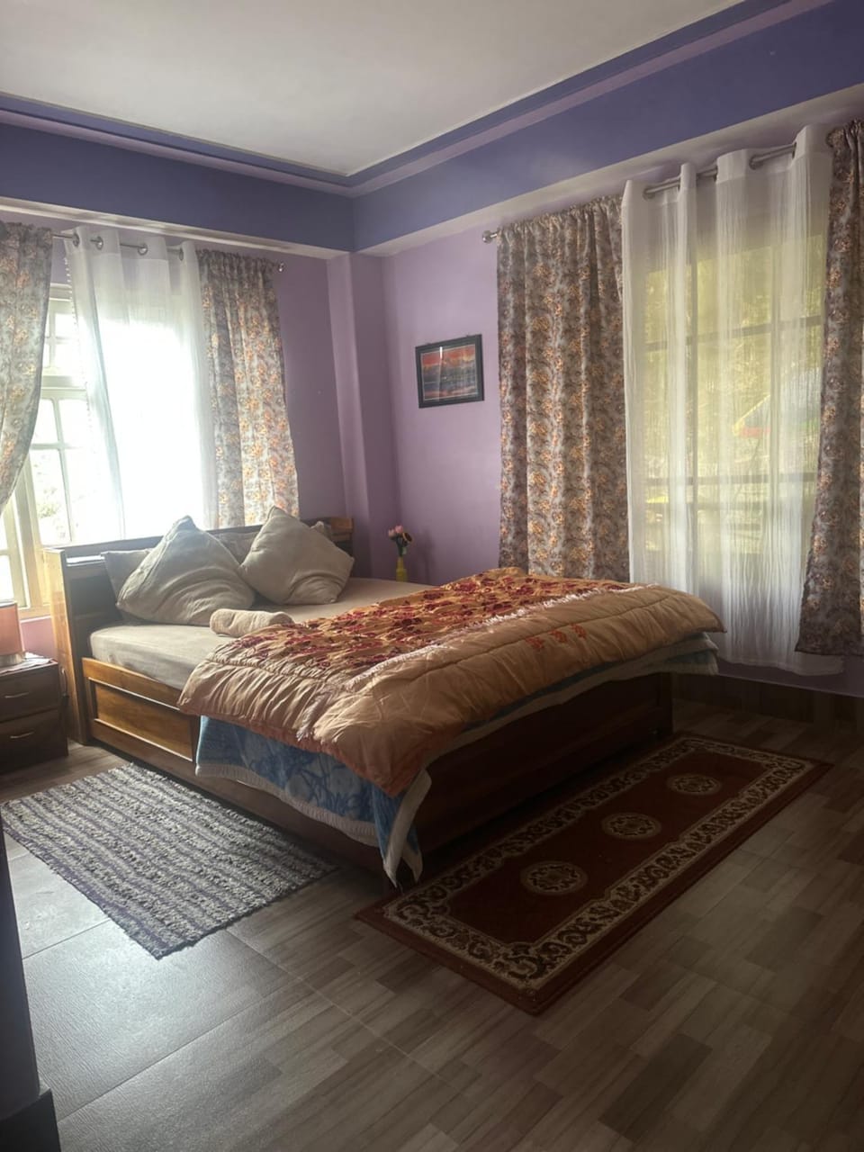 Shower, Toilet, Bed, Bathroom, Garden view, Buffet breakfast, storage, towels, wardrobe