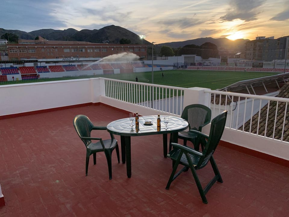 Patio, Balcony/Terrace, Mountain view, Sunset