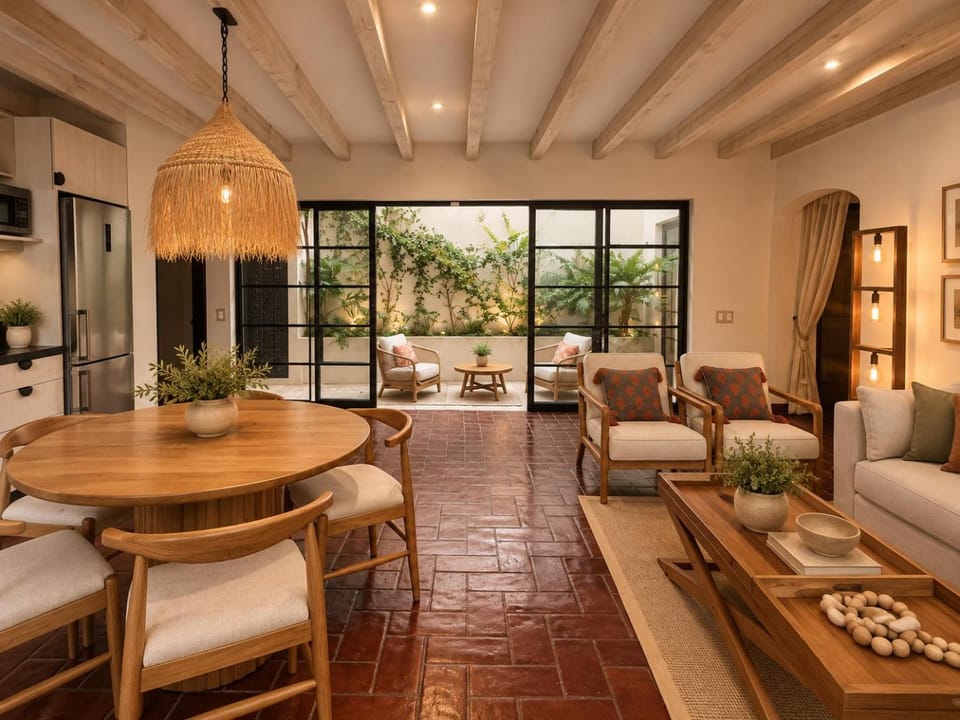 Living room, Dining area