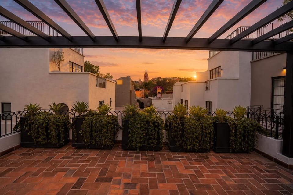 Property building, Sunrise, Sunset