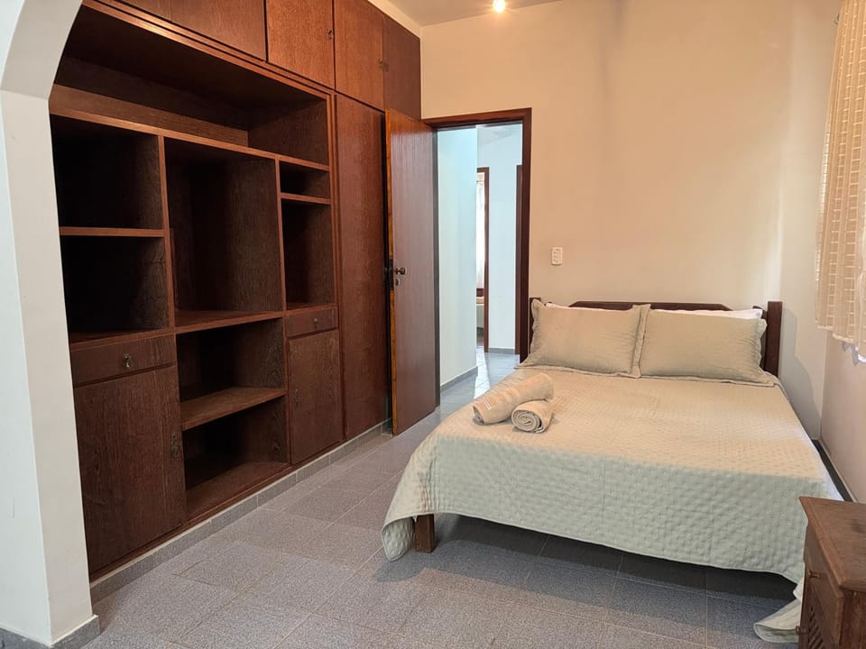 Bed, Photo of the whole room, Bedroom, towels, wardrobe