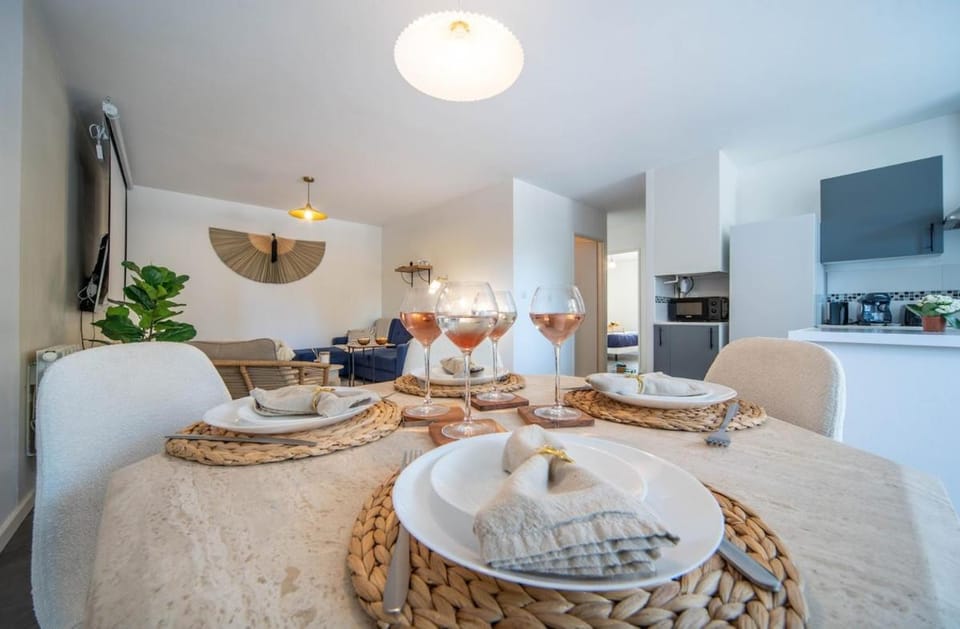 Royal Ciné Room 6 People Movie Night Netflix Fiber Free Parking Apartment in Bourgogne-Franche-Comté