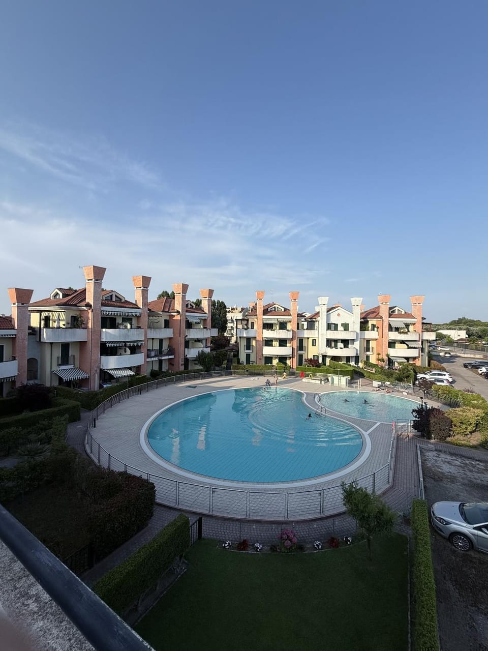 Property building, Pool view, Swimming pool