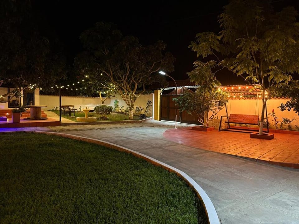 Night, Garden view