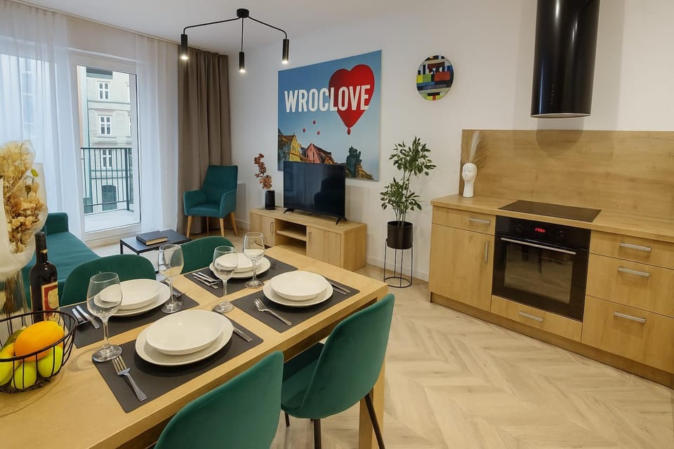 Kitchen or kitchenette, Living room, Seating area