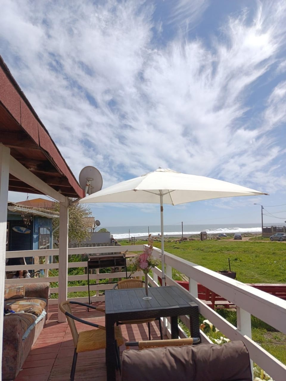 Patio, Day, Natural landscape, View (from property/room), Balcony/Terrace, Dining area, Sea view