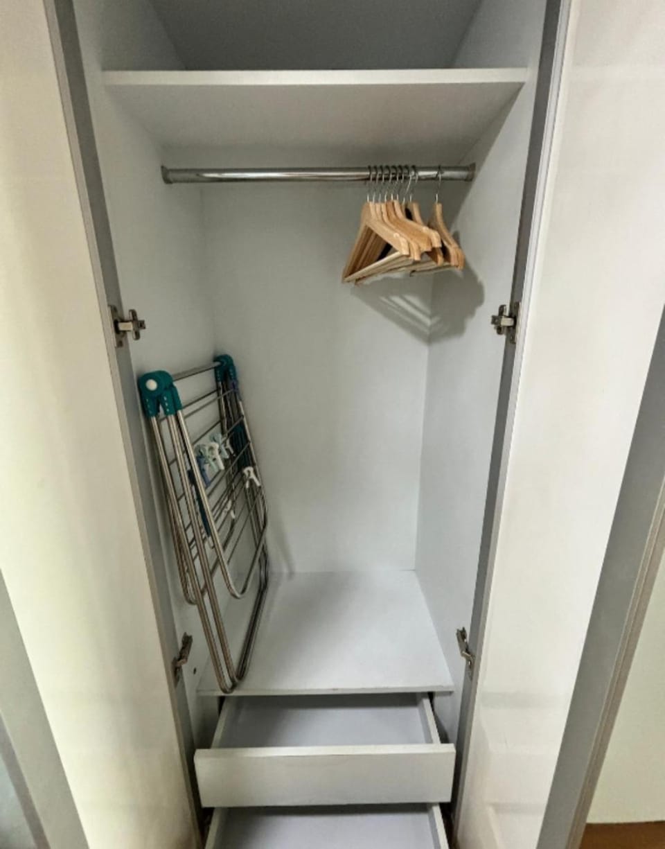 bunk bed, furniture, wardrobe