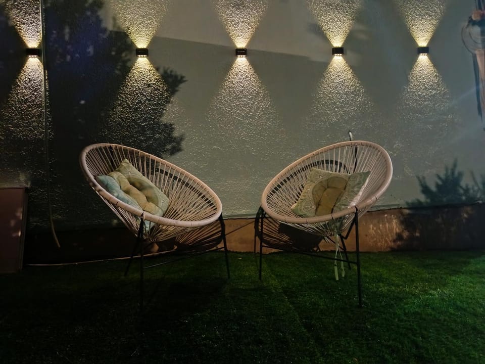 Night, Garden, Garden view