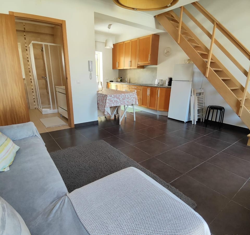 Kitchen or kitchenette, Living room, Dining area