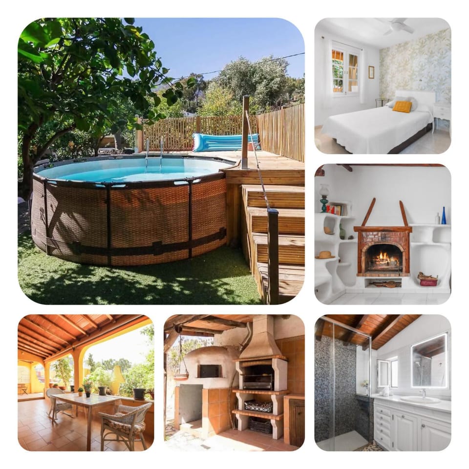 Patio, Natural landscape, Pool view, Swimming pool