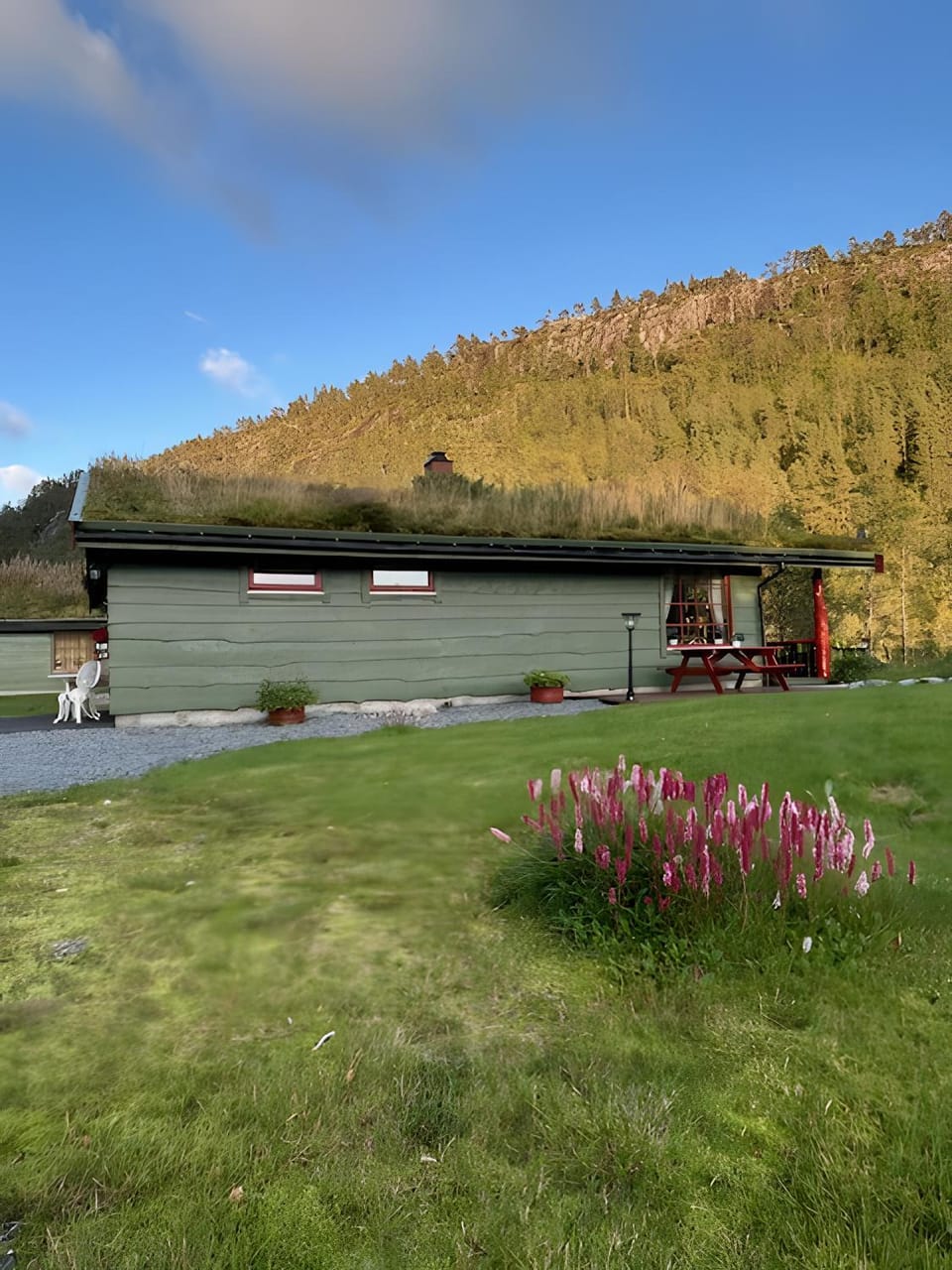 Property building, Garden, Garden view, Time of day