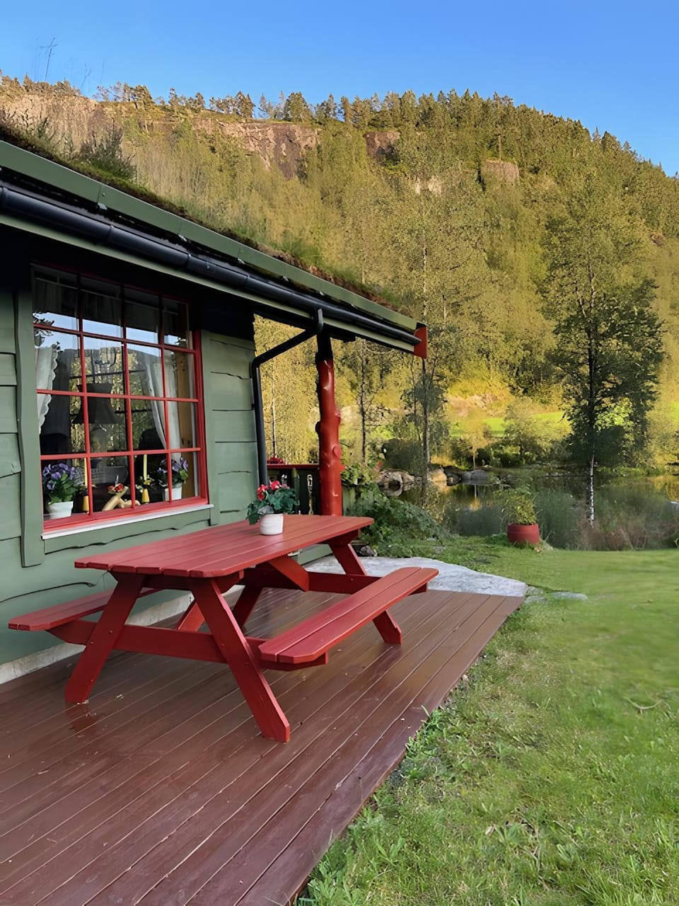Property building, Seating area, River view