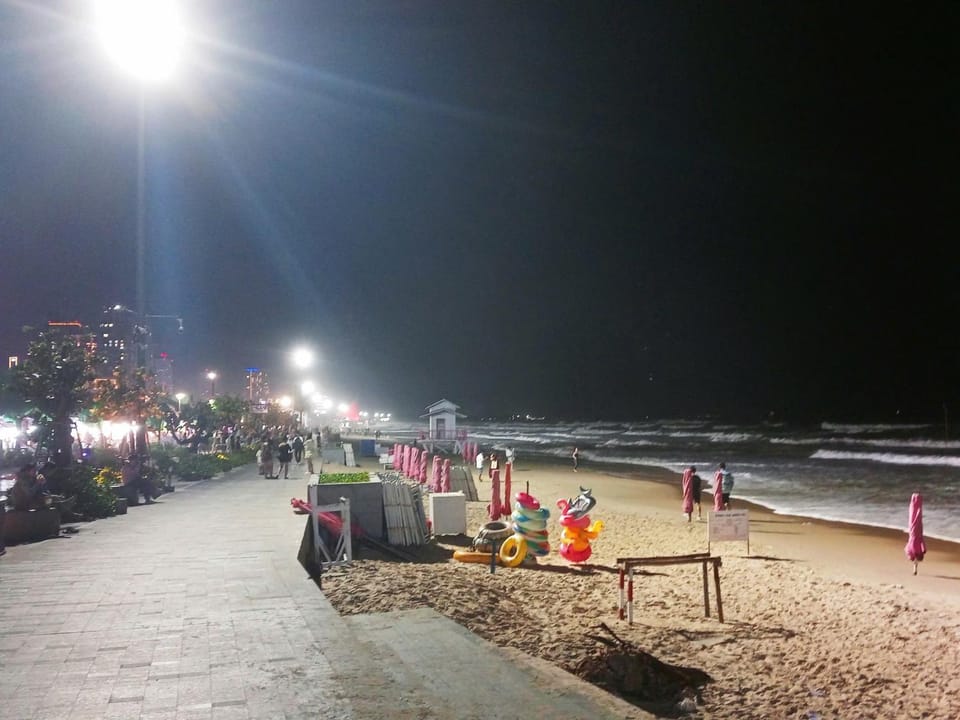 Night, Natural landscape, Beach, Evening entertainment