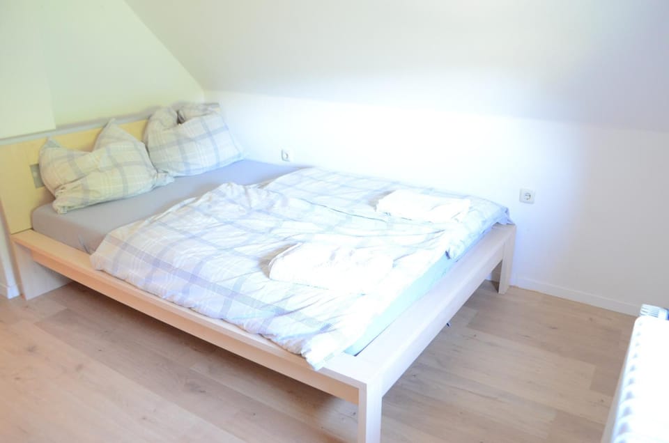 Photo of the whole room, Bedroom, towels