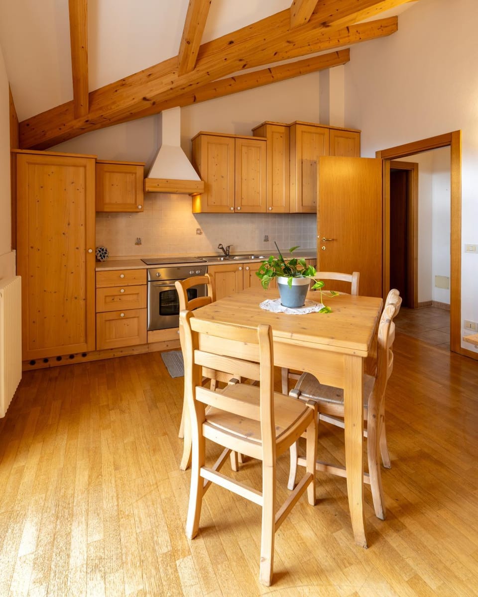 Kitchen or kitchenette, Dining area, stove