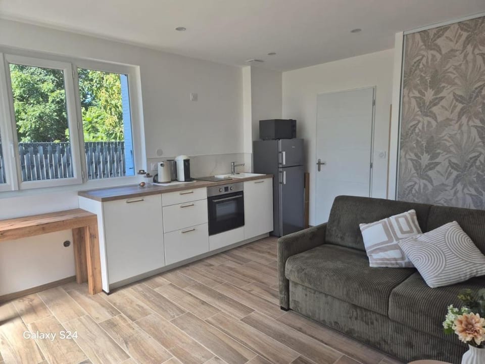 Kitchen or kitchenette, Living room