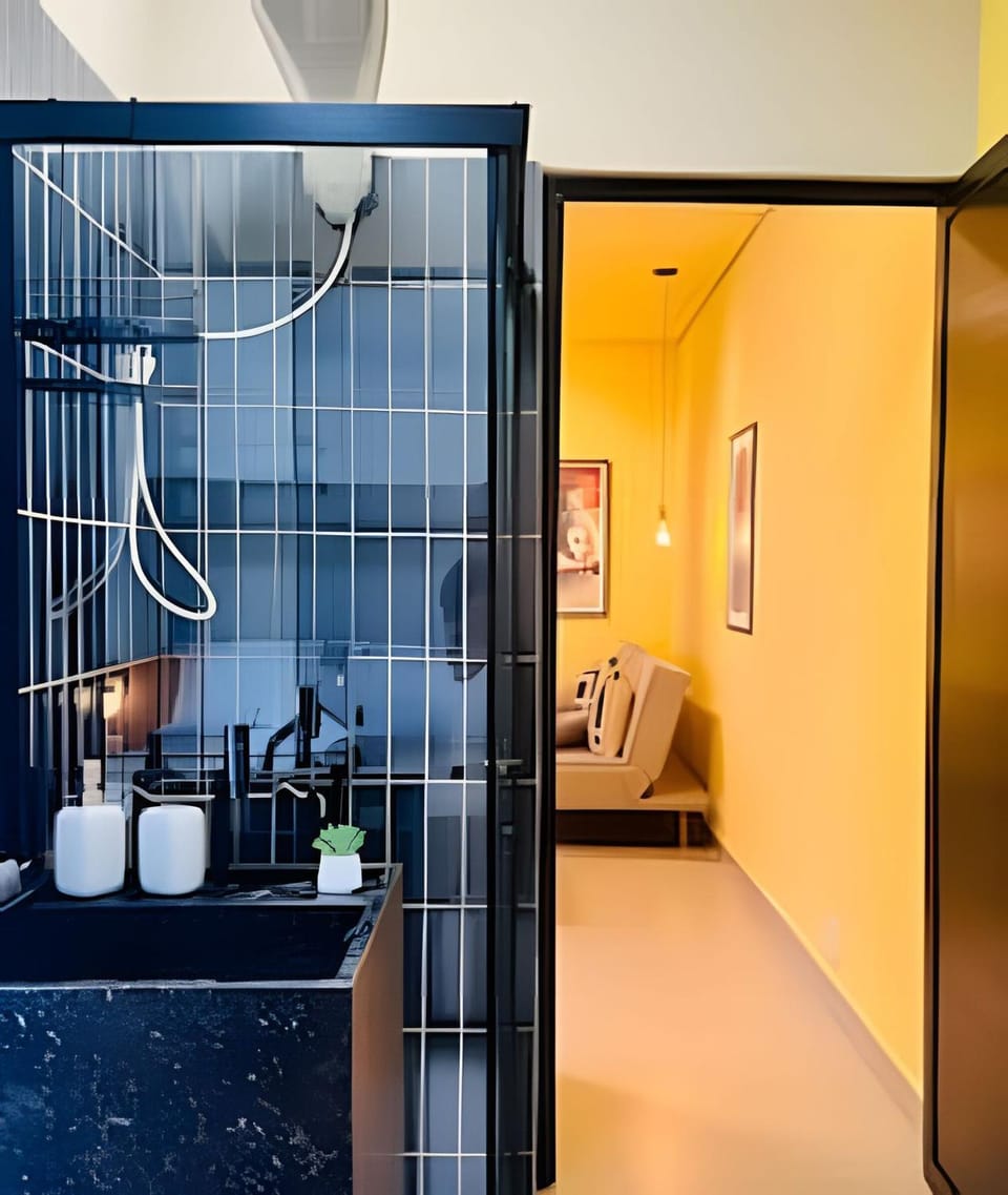 Bathroom, Living room