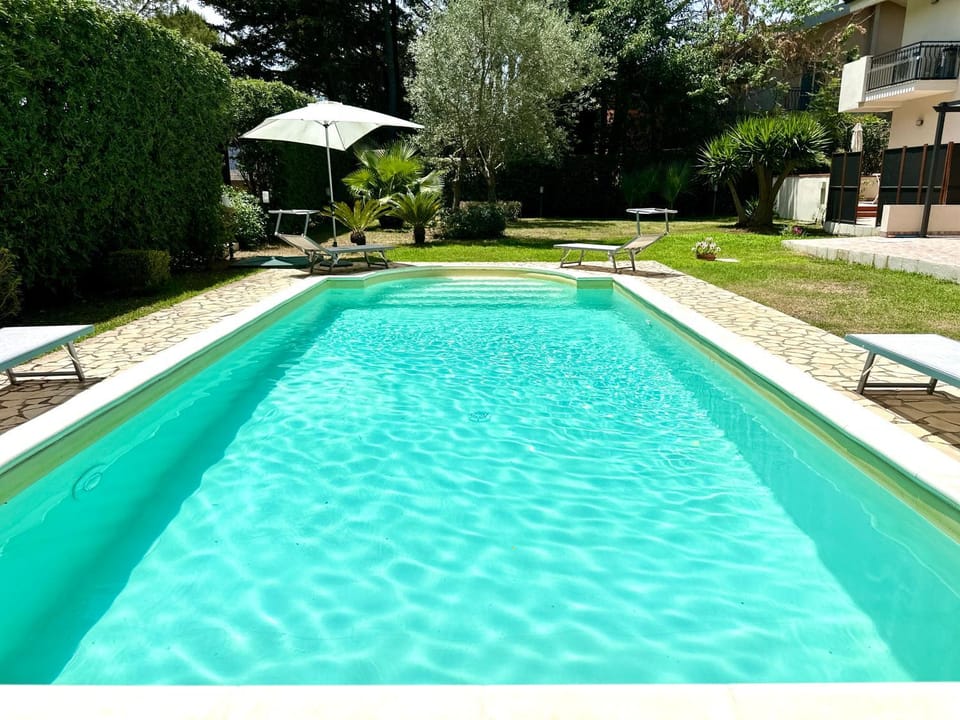 Garden, Garden view, Pool view, Swimming pool, sunbed