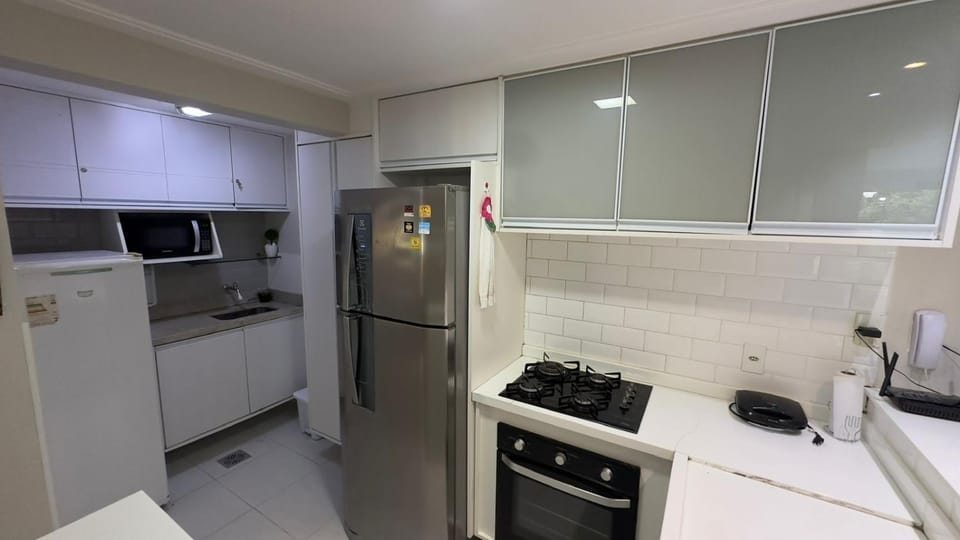 Kitchen or kitchenette, oven, stove, toaster