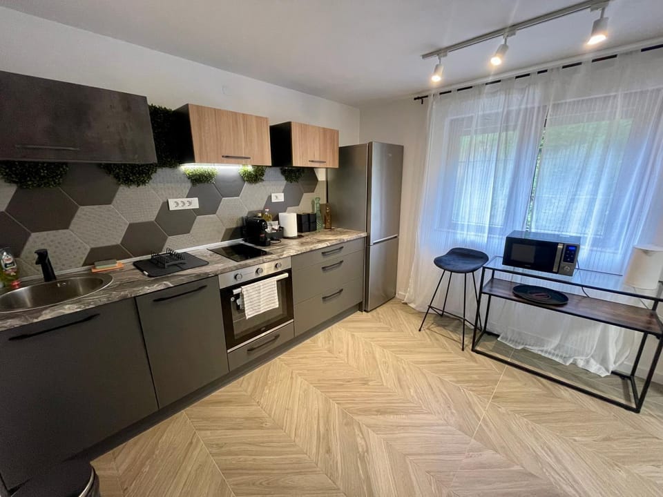 Kitchen or kitchenette, kitchen