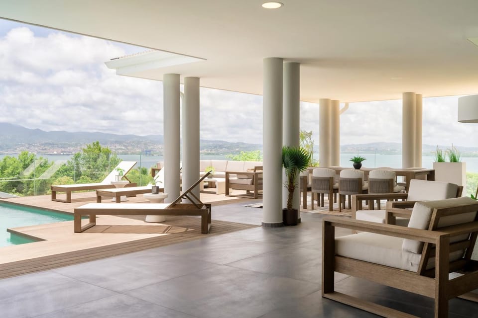Patio, Sea view, Swimming pool