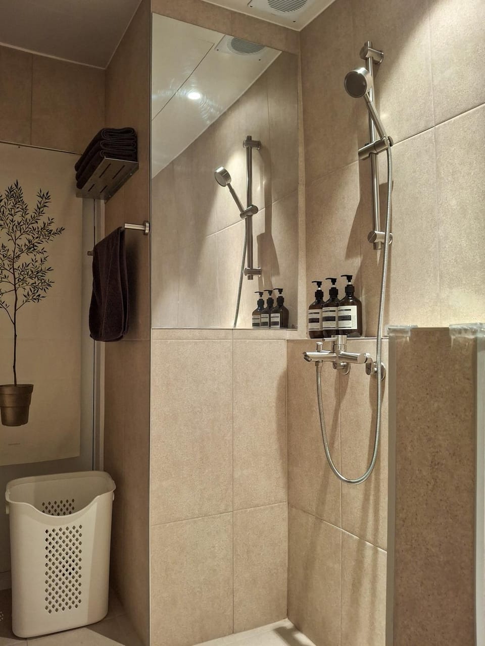 Shower, Bathroom, towels