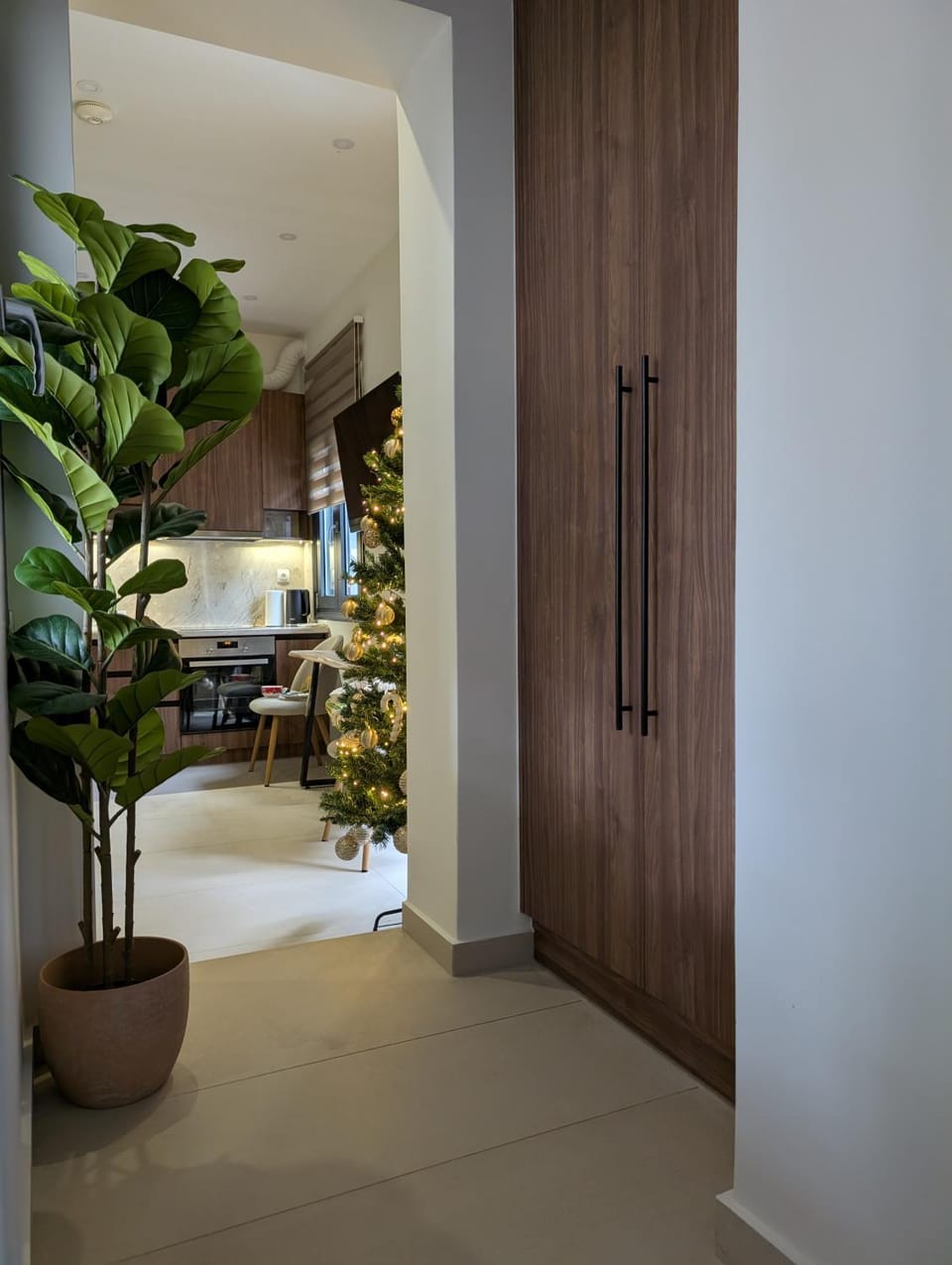 Kitchen or kitchenette, wardrobe