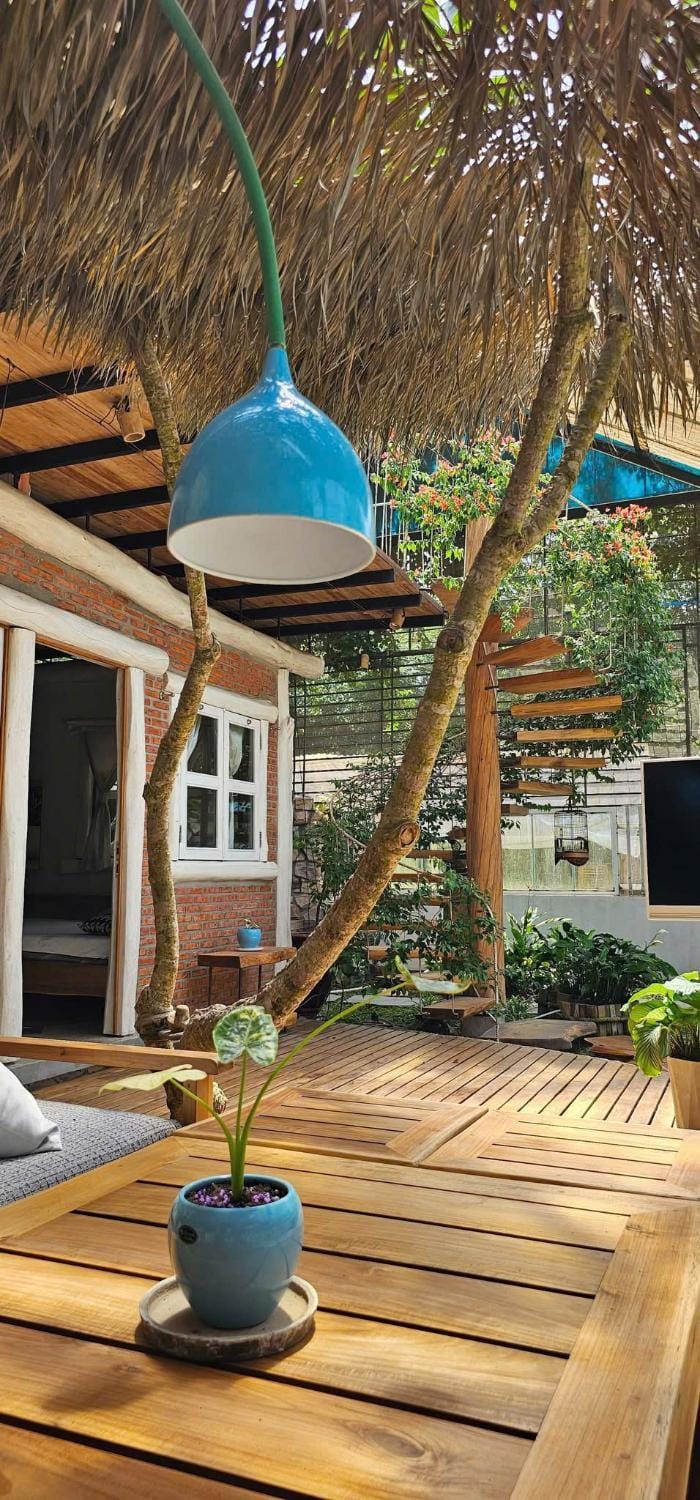 Patio, Day, TV and multimedia