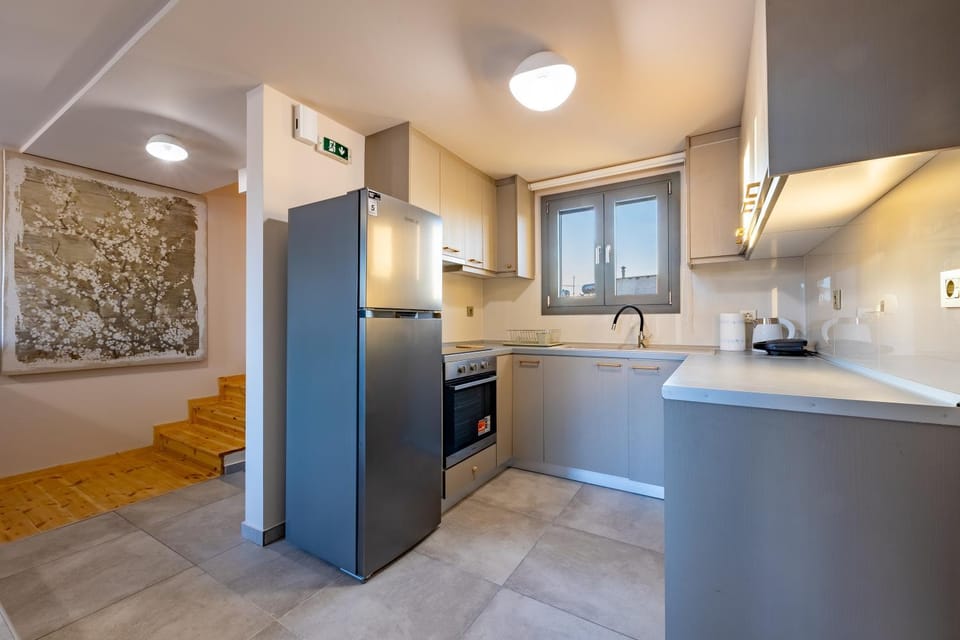 Kitchen or kitchenette, oven, stove