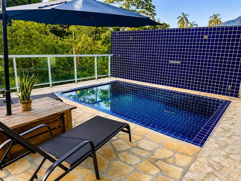 Pool view, sunbed