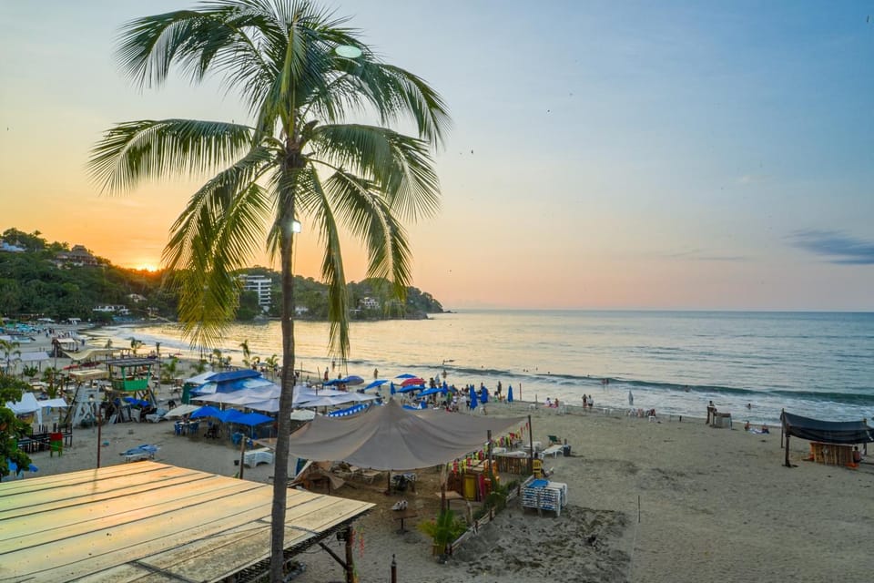 Balcony/Terrace, Beach, Sea view, Sunset