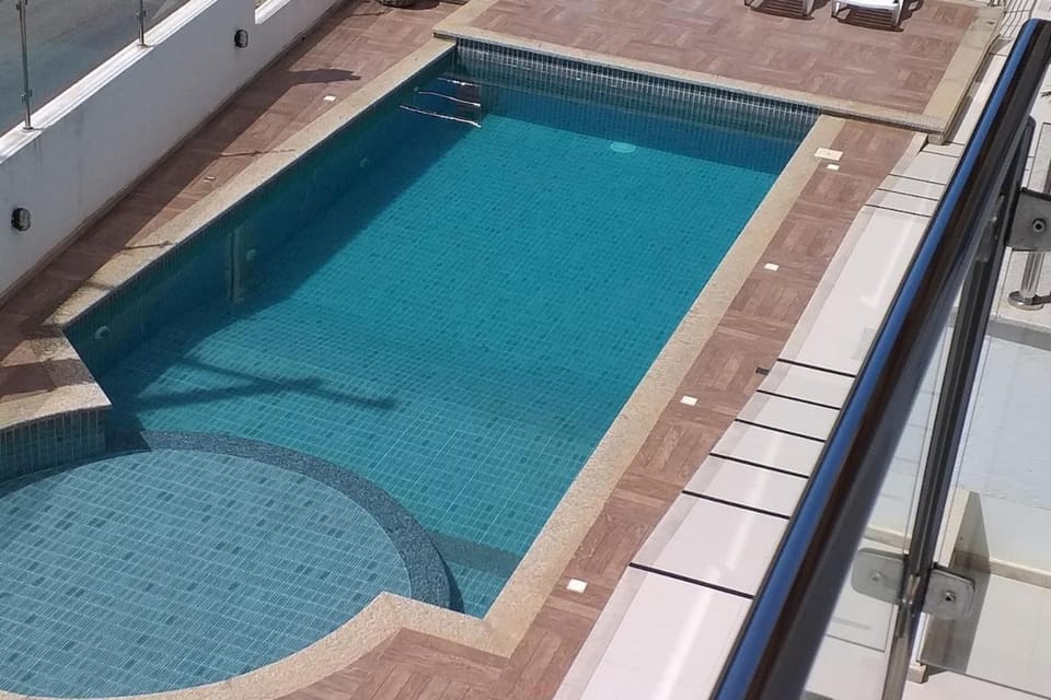 Pool view, Swimming pool, Swimming pool, sunbed