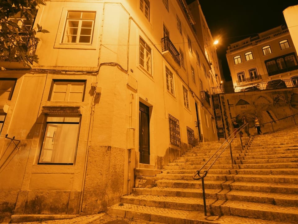 Property building, Facade/entrance, Night