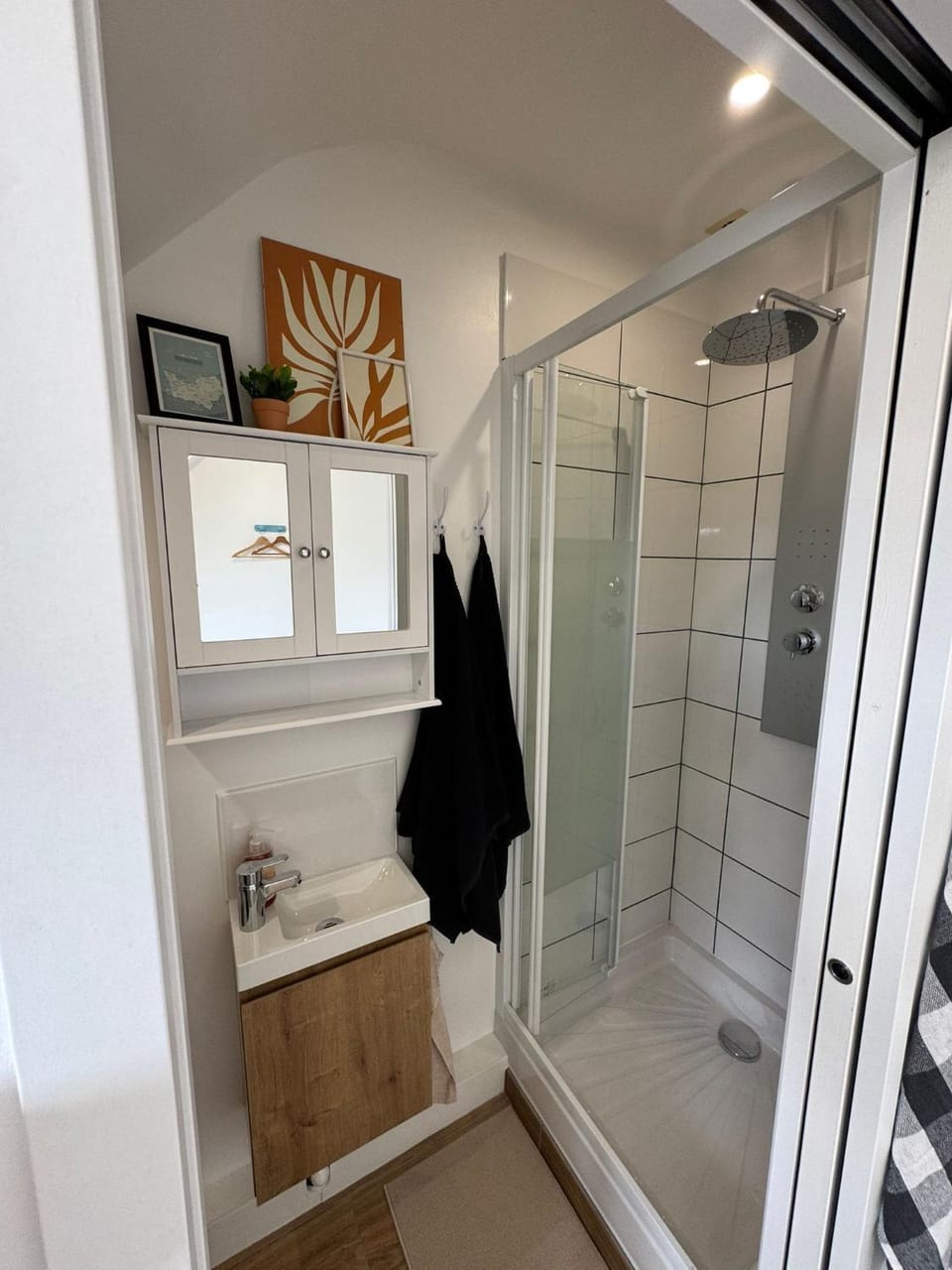 Shower, Bathroom, towels