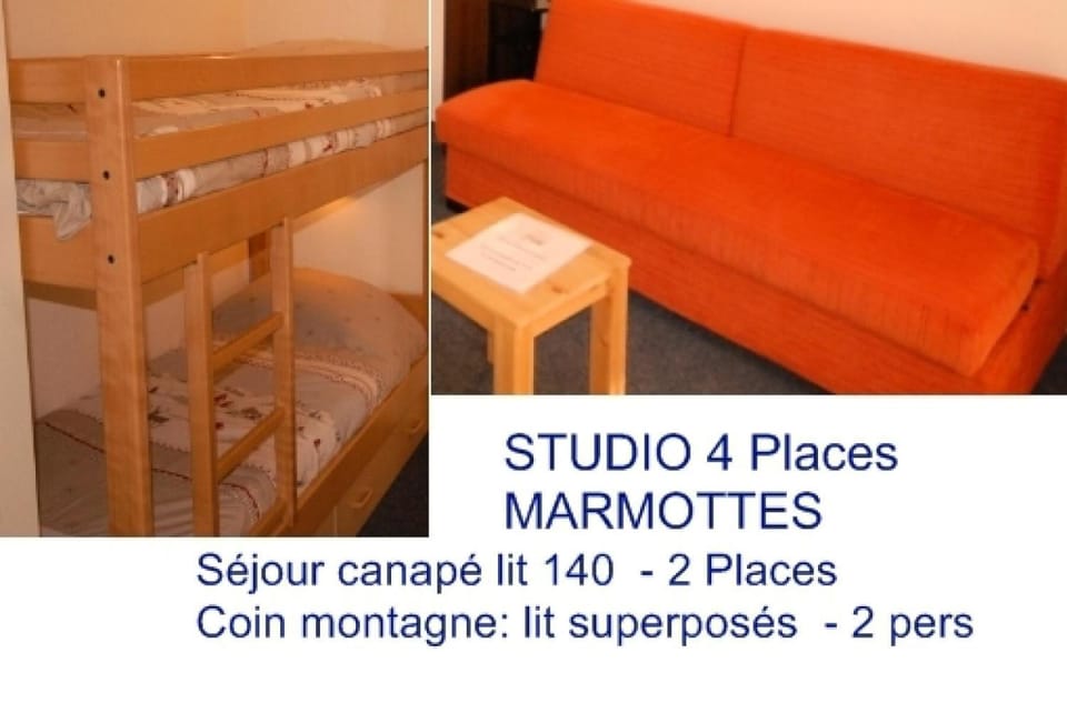 Résidence Marmottes - Studio pour 4 Personnes MAE-4973 Apartment in Nouvelle-Aquitaine