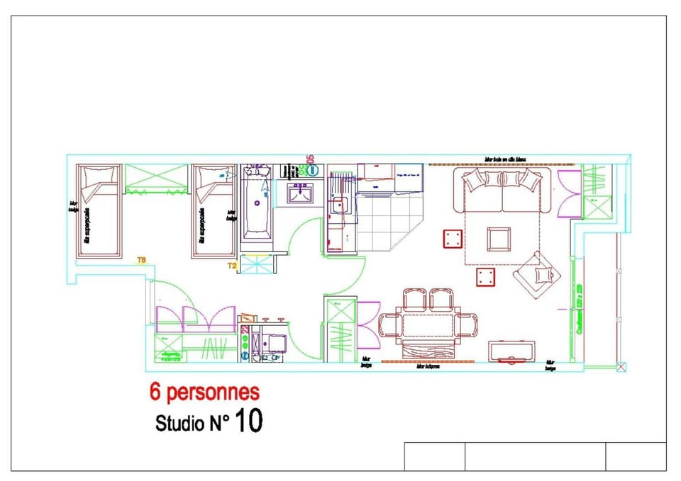 Résidence Le Portillo - Piscine - Studio pour 6 Personnes MAE-5173 Apartment in Nouvelle-Aquitaine
