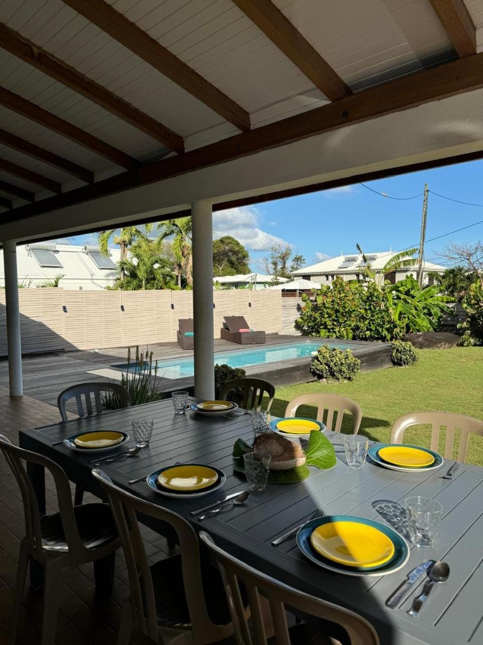 Villa avec piscine, proche de la plage, 7 places Villa in Le Diamant